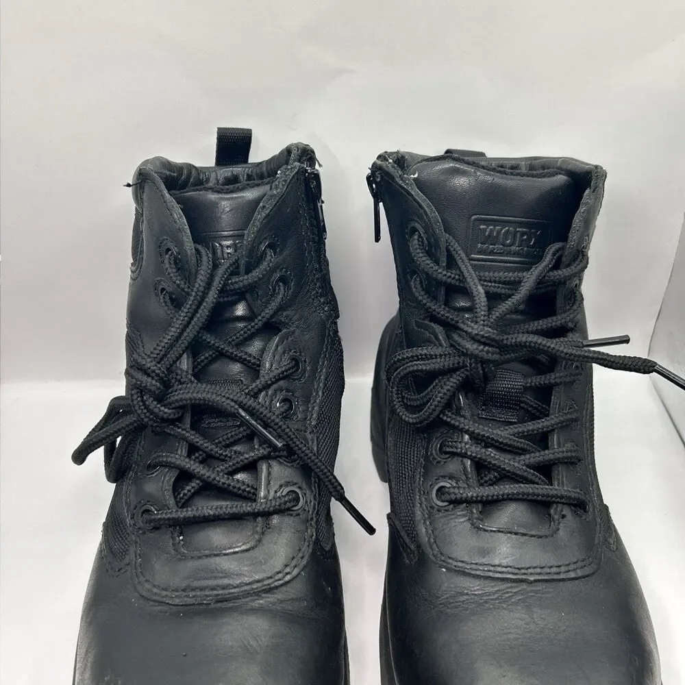 WORX by Red Wing 5266 Men’s Black Work Boots Size 6.5M EH ASTM Safety Toe
